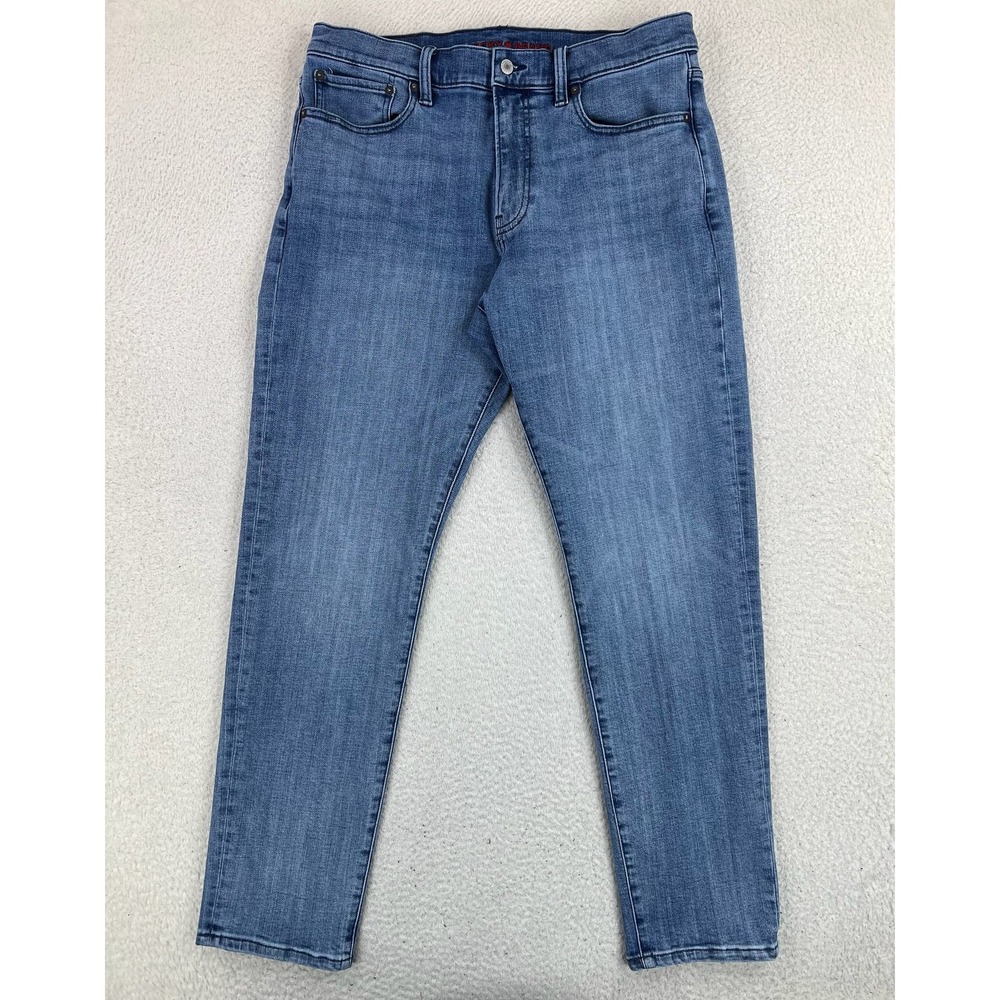 Lucky Brand 412 Athletic Slim Jeans Mens 34x32 Blue Stretch Denim Med Wash
